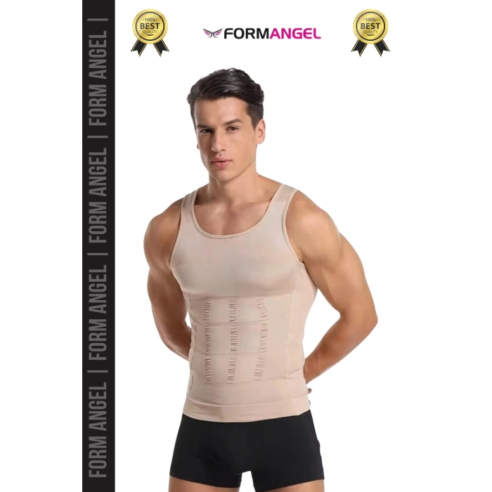 #ErkekKorse Dik Duruş Vücut Bel Göğüs Toparlayıcı Göbek Sıkılaştırıcı Erkek Korse Atlet 6lı Set