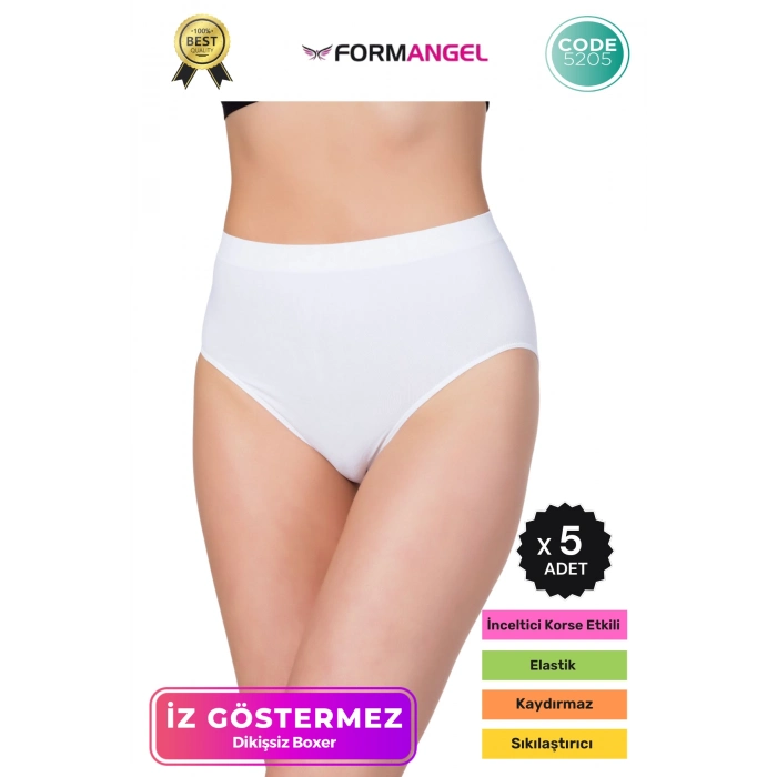 #BatoKorse Seamless Karın Toparlayıcı Sıkılaştırıcı Kadın Dikişsiz Yüksek Bel Bato Korse - 5 Adet