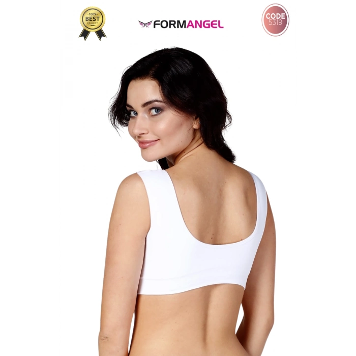 #Büstiyer Dikişsiz Seamless Kadın Esnek Yumuşak Kumaş Kalın Askılı Pedli Spor Büstiyer - 2 Adet