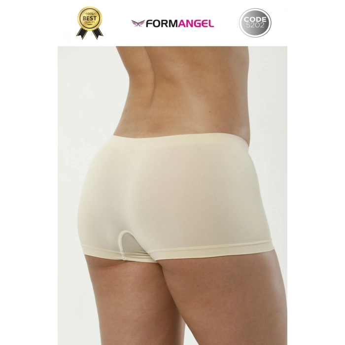 #KadınBoxer Toparlayıcı Şekillendirici Seamless Kaymaz Kadın Dikişsiz Boxer İç Çamaşırı - 4 Adet