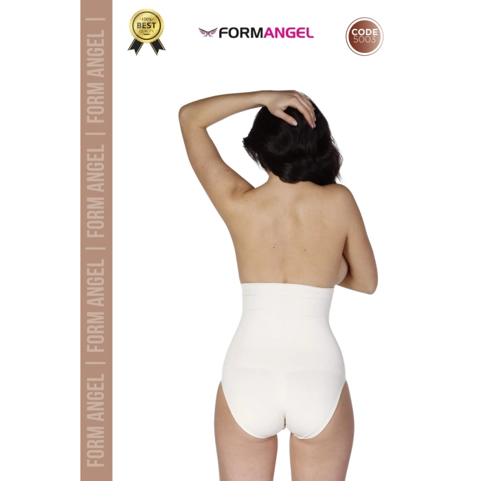 #Korse Dikişsiz Lazer Kesim İz Göstermeten Toparlayıcı Kadın Kaymaz Yüksek Bel Slip Korse - 2 Adet