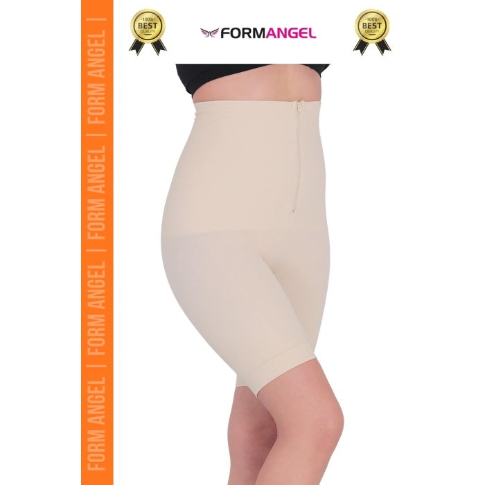 #Korse Vücut Bel Popo Şekillendiren Sıkılaştırıcı Fermuarlı Paçalı Klasik Toparlayıcı Korse - 5 Adet