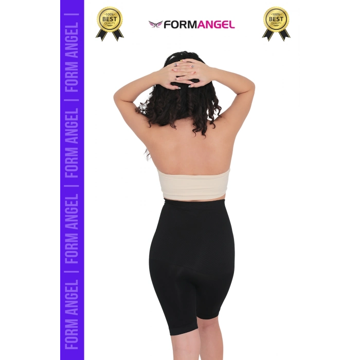 #Korse Yüksek Bel Karın Mide Toparlayıcı Popo Sıkılaştırıcı Paçalı Kadın Agraflı Korse - 3 Adet