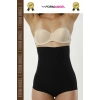 #Korse 2 Beden İncelten Lazer Kesim İz Göstermeyen Kaymaz Toparlayıcı Yüksek Bel Slip Korse - 1 Adet