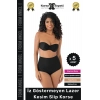 #Korse İz Yapmayan 2 Beden Küçülten Kaymaz Toparlayıcı Lazer Kesim Slip Korse - 5 Adet