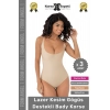 #Korse Kayma Önleyen 2 Beden Küçülten İz Yapmayan Lazer Kesim Göğüs Destekli Body Korse - 3 Adet