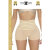#Korse Vücut Toparlayıcı Şekillendirici Kaymaz Doku Lazer Kesim Yüksek Bel Boxer Korse 4lü Set