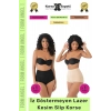 #Korse İz Yapmayan 2 Beden Küçülten Kaymaz Toparlayıcı Lazer Kesim Slip Korse 2li Set