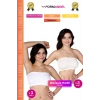 #Bandeo Seamless Toparlayıcı Kadın Basic Örme Dikişsiz Pedli Bandeo Büstiyer 6lı Set