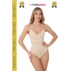 #Korse İz Bırakmayan Kaymaz Seamless Toparlayıcı Dikişsiz Kadın Çıtçıtlı String Body Korse - 2 Adet
