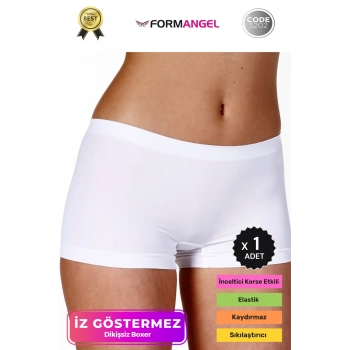 #KadınBoxer Toparlayıcı Şekillendirici Seamless Kaymaz Kadın Dikişsiz Boxer İç Çamaşırı - 1 Adet