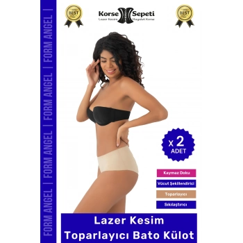 #BatoKülot Karın Basen Toparlayıcı Kaymaz İz Yapmaz Lazer Kesim Toparlayıcı Bato Külot - 2 Adet