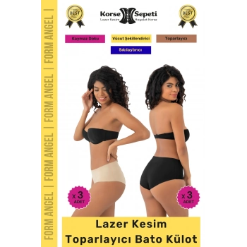 #BatoKülot Karın Basen Toparlayıcı Kaymaz İz Yapmaz Lazer Kesim Toparlayıcı Bato Külot 6lı Set