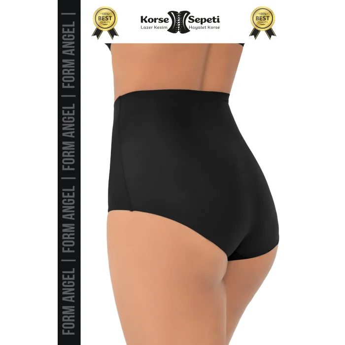 #Korse İz Yapmayan 2 Beden Küçülten Kaymaz Toparlayıcı Lazer Kesim Slip Korse - 4 Adet