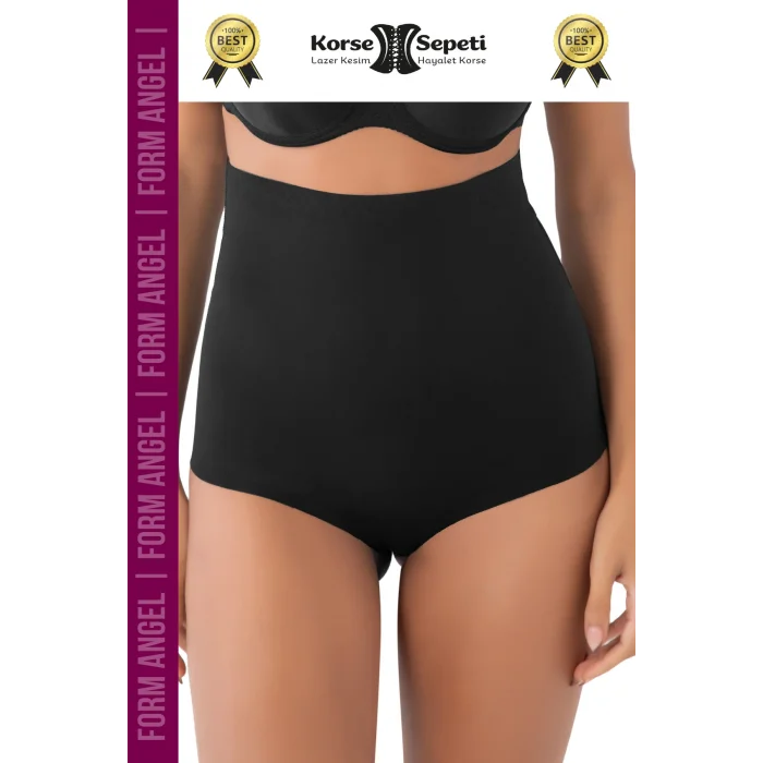 #Korse Toparlayıcı Kaymaz 2 Beden Küçülten Kadın Lazer Kesim Yüksek Bel Slip Korse - 3 Adet