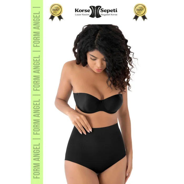 #Korse İz Yapmayan 2 Beden Küçülten Kaymaz Toparlayıcı Lazer Kesim Slip Korse 6lı Set