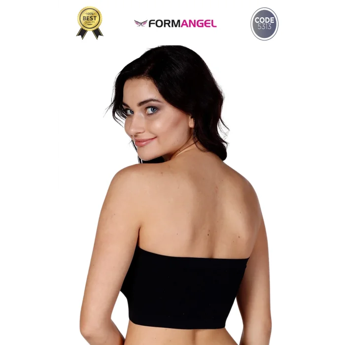 #Bandeo Seamless Toparlayıcı Kadın Basic Örme Dikişsiz Pedli Bandeo Büstiyer - 4 Adet