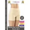 #Korse İz Göstermeyen Lazer Kesim Toparlayıcı Şekillendirici Rahat Yüksek Bel Boxer Korse - 2 Adet