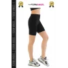 #BikerŞort İç Göstermeyen Kaymaz Şekillendirici Toparlayıcı Kemerli Lazer Kesim Biker Şort