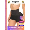 #Korse Vücut Toparlayıcı Şekillendirici Kaymaz Doku Lazer Kesim Yüksek Bel Boxer Korse - 2 Adet