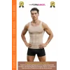 #ErkekKorse Dik Duruş Vücut Bel Göğüs Toparlayıcı Göbek Sıkılaştırıcı Erkek Korse Atlet 2li Set