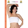 #Bandeo Seamless Toparlayıcı Kadın Basic Örme Dikişsiz Pedli Bandeo Büstiyer 4lü Set