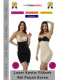 #Korse İz Göstermeyen Kaymaz Lazer Kesim Toparlayıcı Rahat Yüksek Bel Hayalet Slip Korse 6lı Set