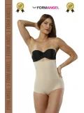 #Korse 2 Beden İncelten Lazer Kesim İz Göstermeyen Kaymaz Toparlayıcı Yüksek Bel Slip Korse 2li Set