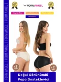 #Korse Doğal Görünüm Sağlayan Dolgunlaştırıcı Toparlayıcı Popo Dolgulu Destekleyici Korse 4lü Set