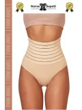 #Korse Vücut Şekillendirici Karın Bel Toparlayıcı Lazer Kesim Yüksek Bel Slip Korse 4lü Set