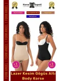 #Korse İz Yapmaz Göstermeyen Kaymaz Doku Toparlayıcı Sıkılaştıran Lazer Kesim String Korse 2li Set