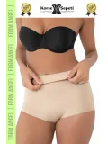 #Korse İz Yapmayan 2 Beden Küçülten Kaymaz Toparlayıcı Lazer Kesim Slip Korse 4lü Set