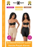 #Korse İz Yapmayan Kaymayı Önleyen Toparlayıcı Sıkılaştıran Lazer Kesim Paçalı Korse 6lı Set