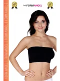 #Bandeo Seamless Toparlayıcı Kadın Basic Örme Dikişsiz Pedli Bandeo Büstiyer 2li Set
