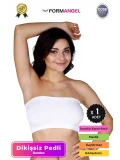 #Bandeo Seamless Toparlayıcı Kadın Basic Örme Dikişsiz Pedli Bandeo Büstiyer - 1 Adet