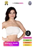 #Bandeo Seamless Toparlayıcı Kadın Basic Örme Dikişsiz Pedli Bandeo Büstiyer - 3 Adet