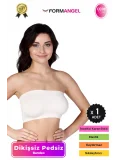 #Bandeo Seamless Toparlayıcı Kadın Basic Örme Dikişsiz Pedsiz Bandeo Büstiyer - 1 Adet