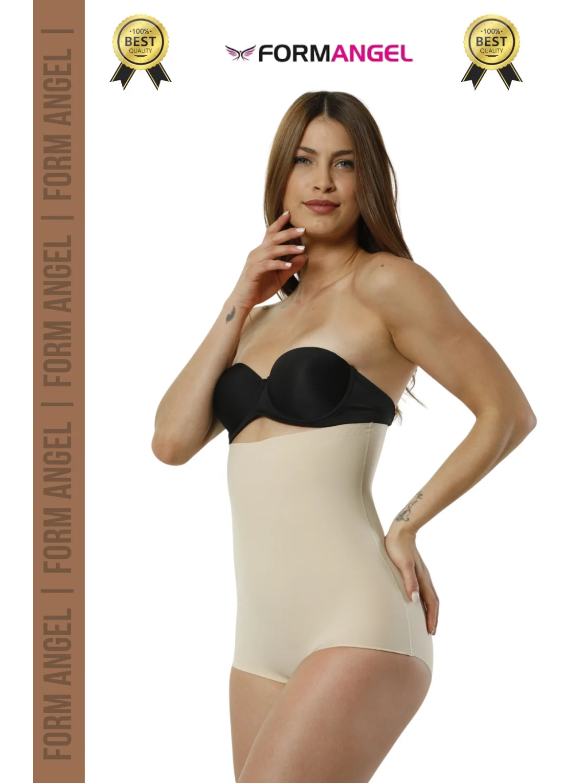 #Korse 2 Beden İncelten Lazer Kesim İz Göstermeyen Kaymaz Toparlayıcı Yüksek Bel Slip Korse 4lü Set