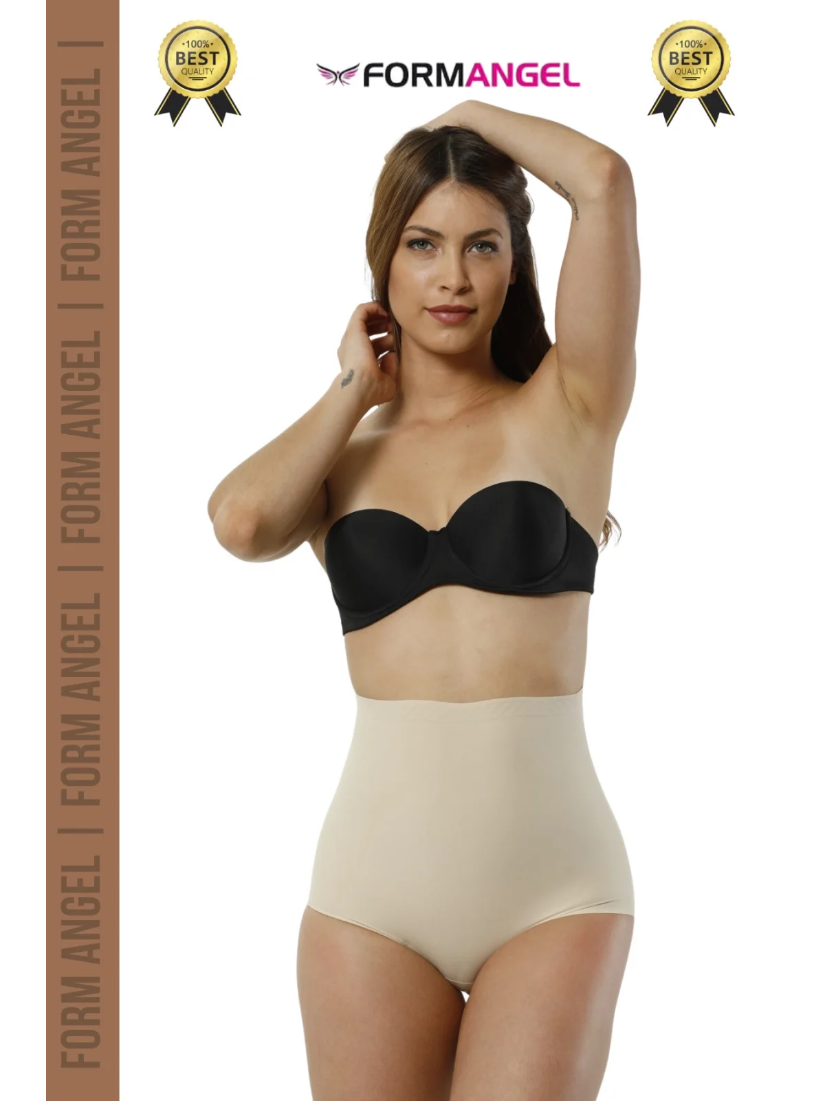 #Korse 2 Beden İncelten Toparlayıcı İz Göstermeyen Kaymaz Kadın Lazer Kesim Slip Korse 2li Set