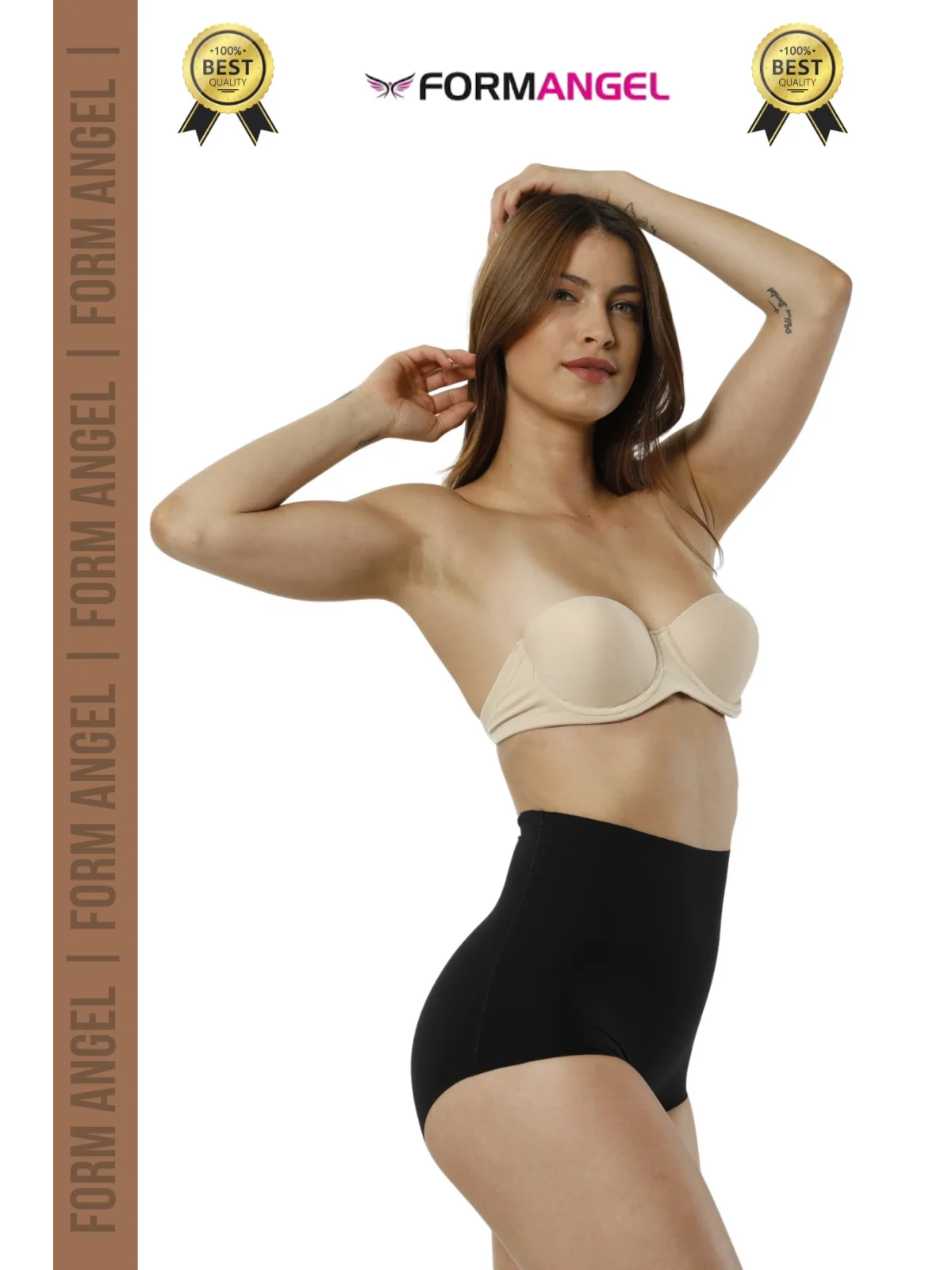 #Korse 2 Beden İncelten Toparlayıcı İz Göstermeyen Kaymaz Kadın Lazer Kesim Slip Korse 4lü Set