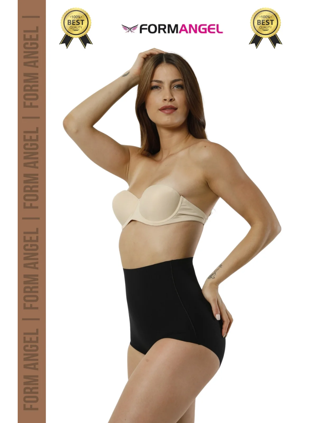 #Korse 2 Beden İncelten Toparlayıcı İz Göstermeyen Kaymaz Kadın Lazer Kesim Slip Korse 4lü Set