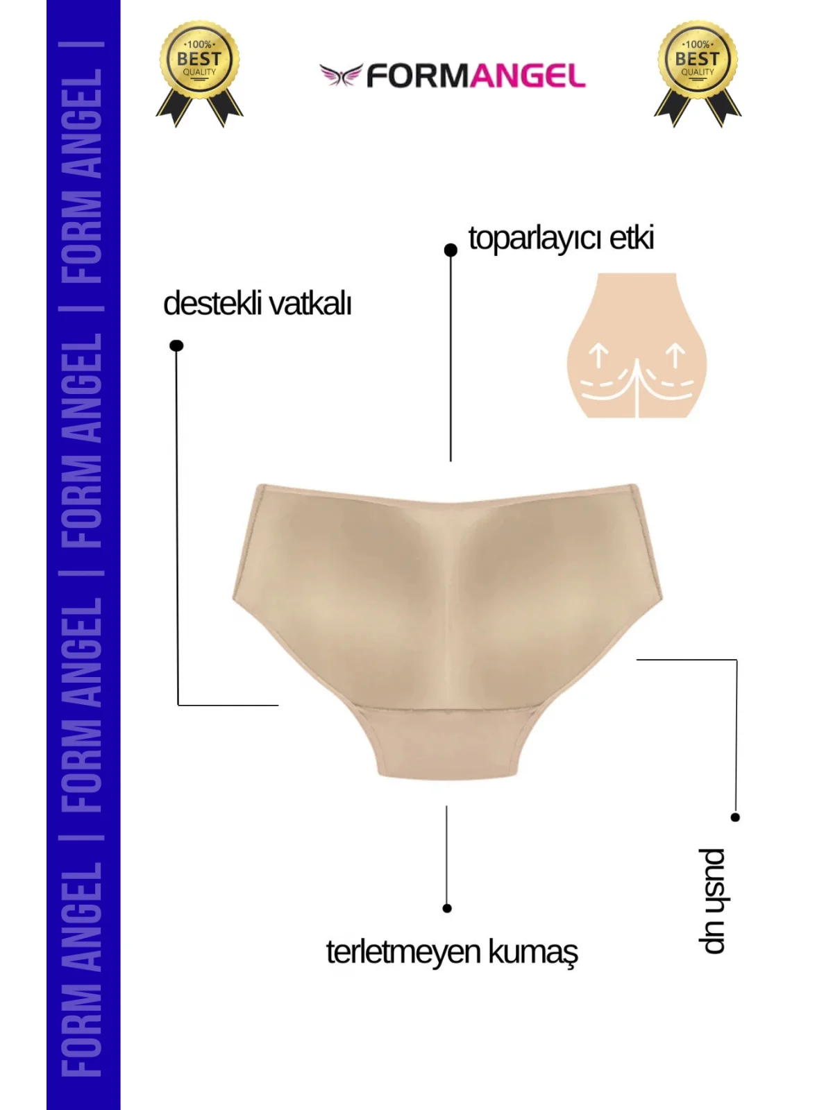 #Korse Doğal Görünüm Sağlayan Dolgunlaştırıcı Toparlayıcı Popo Dolgulu Destekleyici Korse 4lü Set