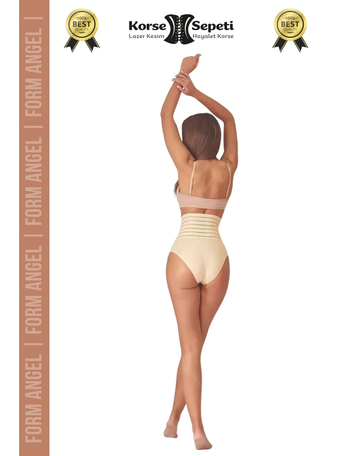 #Korse Vücut Şekillendirici Karın Bel Toparlayıcı Lazer Kesim Yüksek Bel Slip Korse 6lı Set