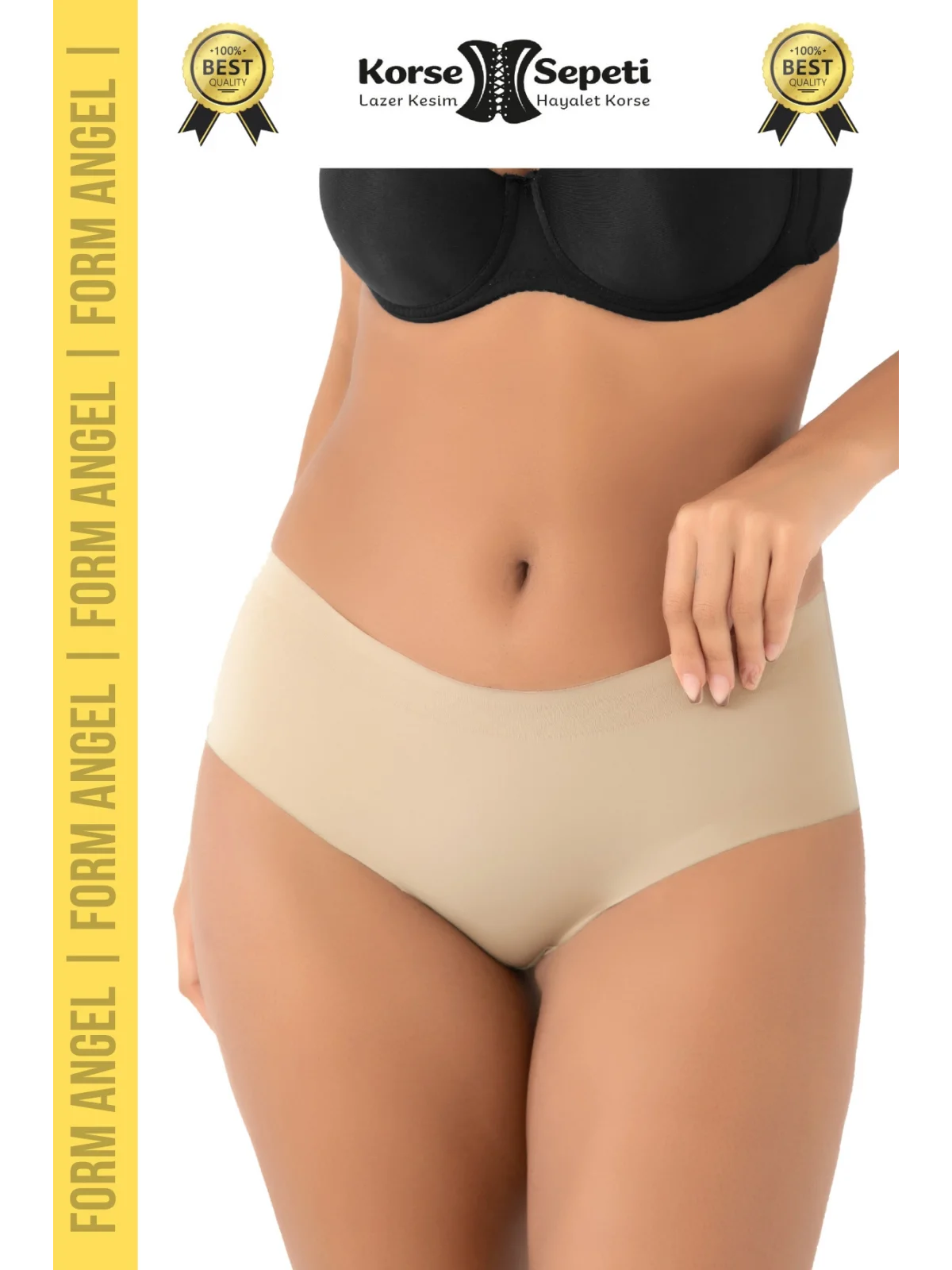 #BatoKülot Karın Basen Toparlayıcı Kaymaz İz Yapmaz Lazer Kesim Toparlayıcı Bato Külot 4lü Set