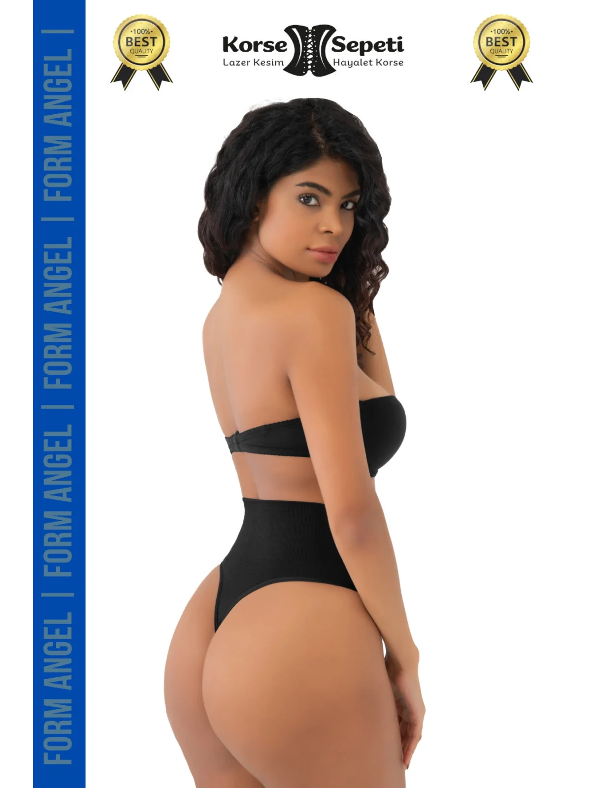 #Korse İz Yapmaz Göstermeyen Kaymaz Doku Toparlayıcı Sıkılaştıran Lazer Kesim String Korse 2li Set