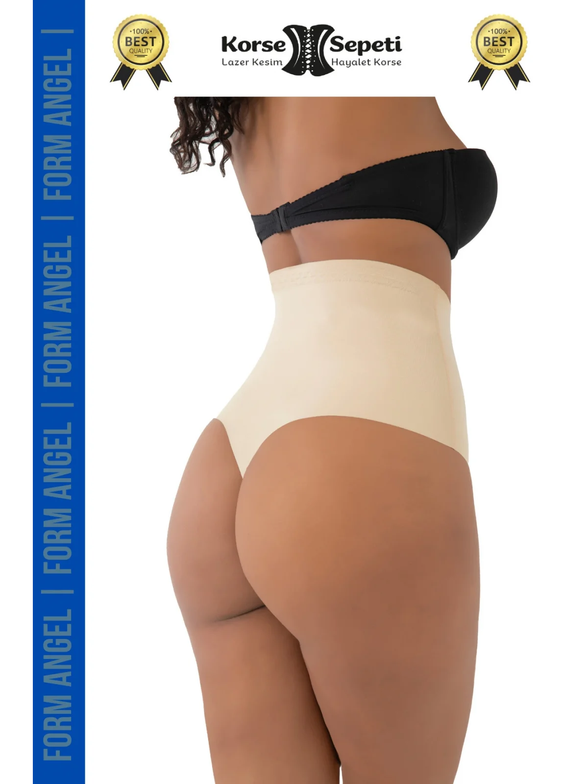 #Korse İz Yapmaz Göstermeyen Kaymaz Doku Toparlayıcı Sıkılaştıran Lazer Kesim String Korse 4lü Set