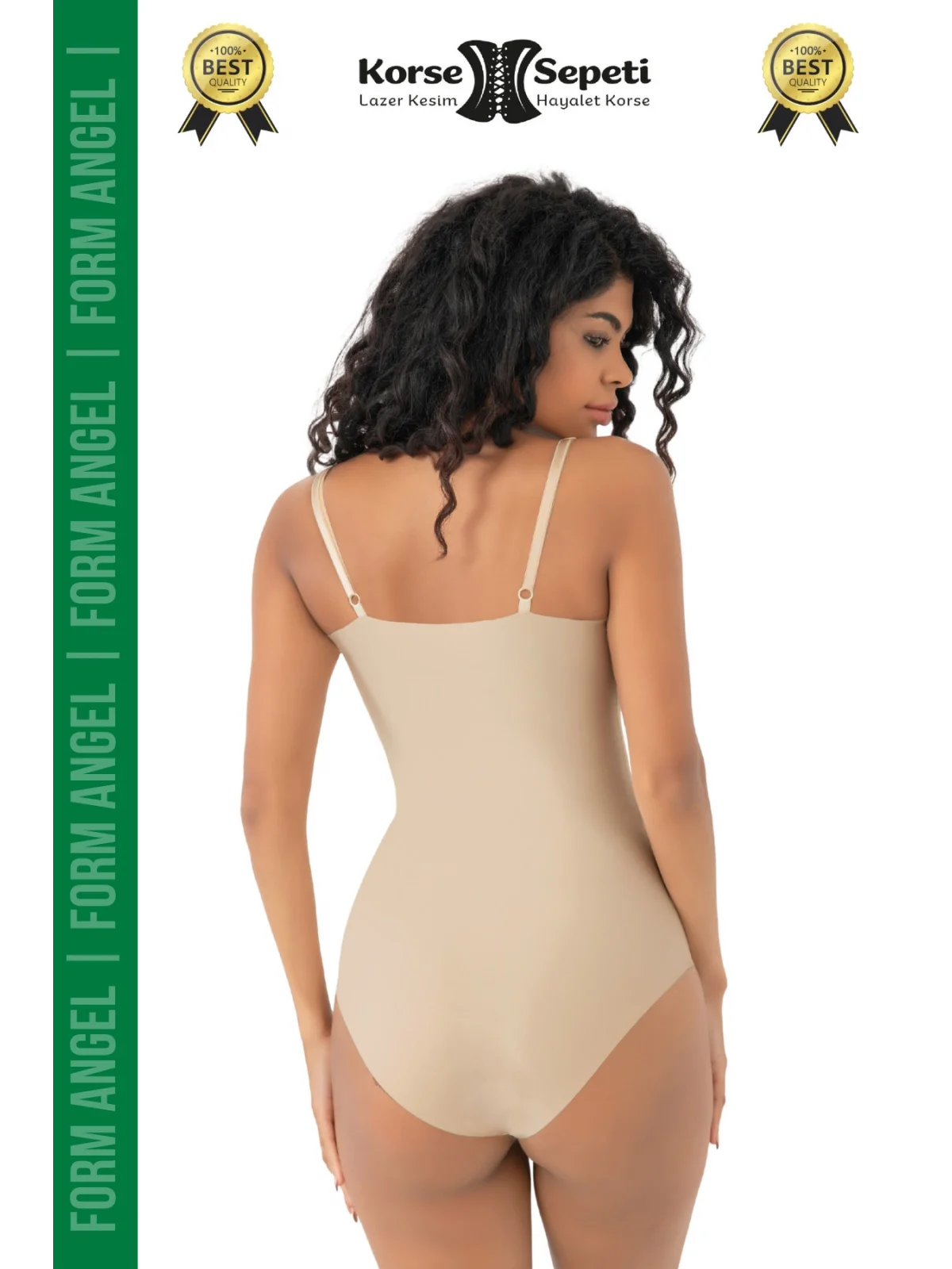 #Korse Kayma Önleyen 2 Beden Küçülten İz Yapmayan Lazer Kesim Göğüs Destekli Body Korse 2li Set