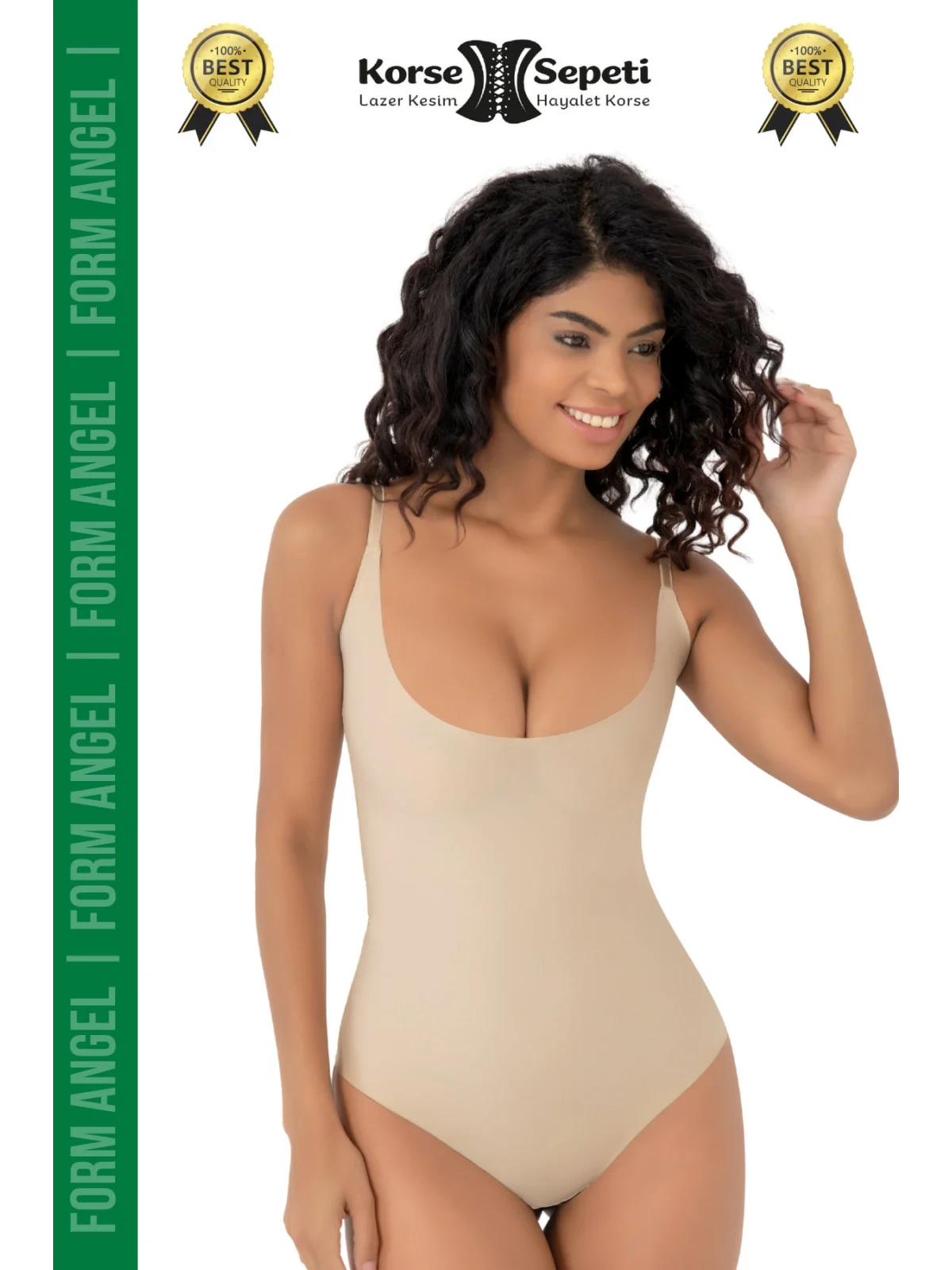 #Korse Kayma Önleyen 2 Beden Küçülten İz Yapmayan Lazer Kesim Göğüs Destekli Body Korse 6lı Set