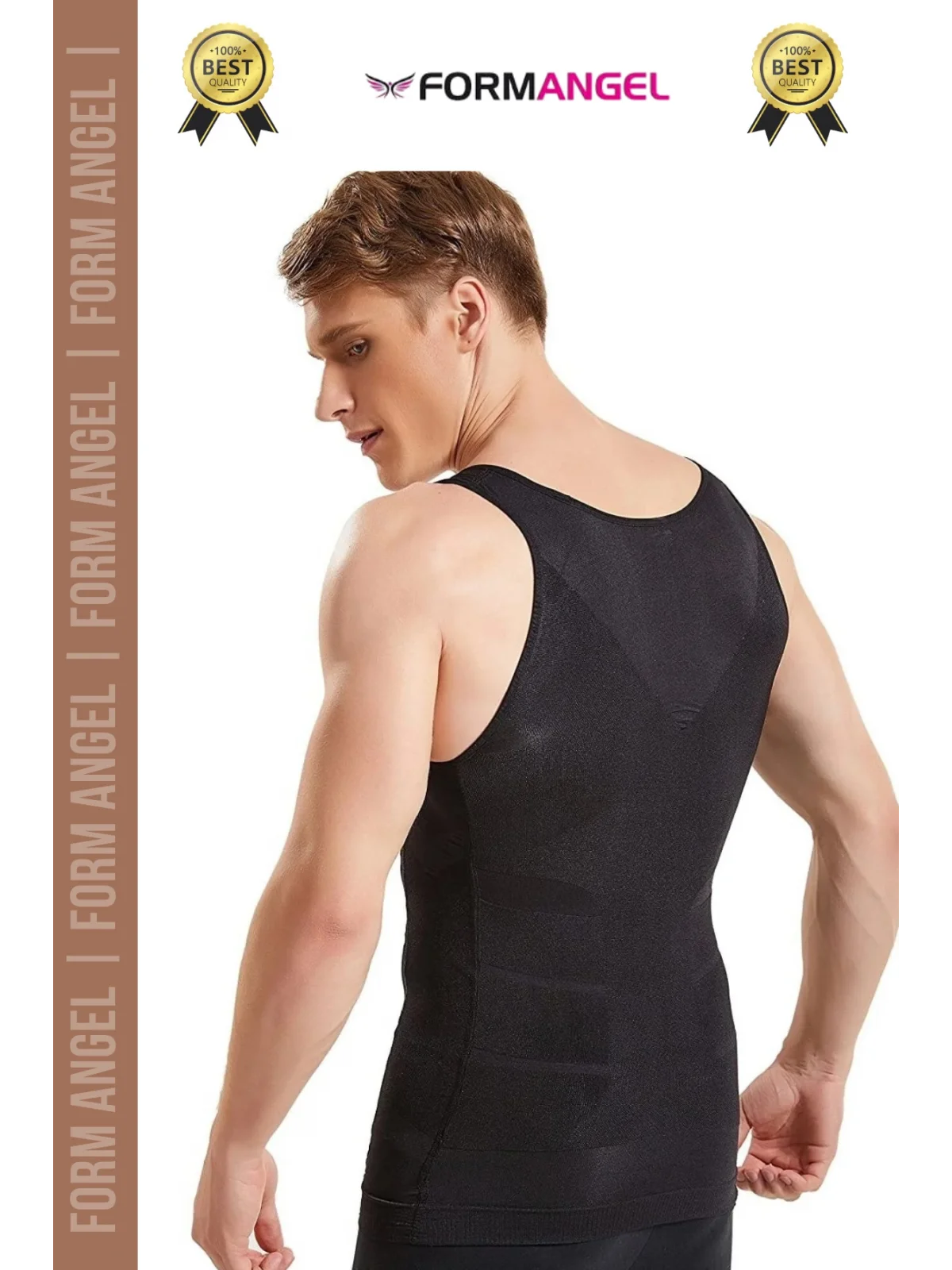 #ErkekKorse Dik Duruş Vücut Bel Göğüs Toparlayıcı Göbek Sıkılaştırıcı Erkek Korse Atlet 4lü Set