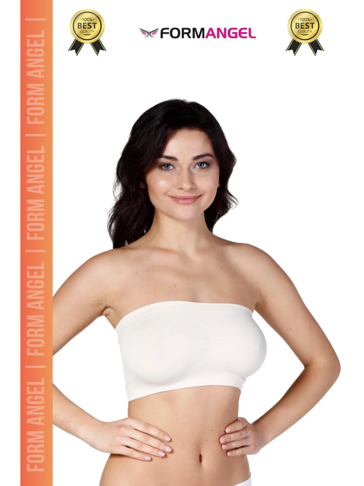 #Bandeo Seamless Toparlayıcı Kadın Basic Örme Dikişsiz Pedli Bandeo Büstiyer 2li Set